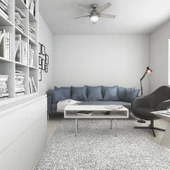 Hunter Fan - Stile Mat Gümüş - 117 Cm. Aydınlatmalı ve Uzaktan Kumandalı Tavan Vantilatörü - 7