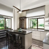 Hunter Fan - Eurus Fırçalanmış Nikel - 137 Cm. Aydınlatmalı ve Uzaktan Kumandalı Tavan Vantilatörü - 3