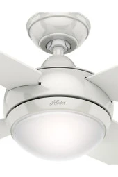 Hunter Fan - New Sonic Beyaz - 132 Cm. Aydınlatmalı ve Uzaktan Kumandalı Tavan Vantilatörü - 2