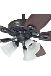 Hunter Fan - Builders Plus Çağdaş Bronz - 132 Cm. Aydınlatmalı Tavan Vantilatörü - 2