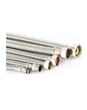 GÜÇLÜ PLASTİK 3/8-3/8 ÇELİK FLEX BAĞLANTI HORTUMU 70 CM GP8504 - 3