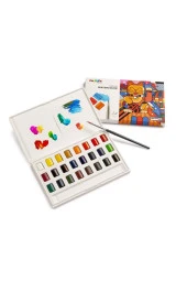 CARİOCA PLUS TABLET SULU BOYA 24LÜ (FIRÇALI) - 1