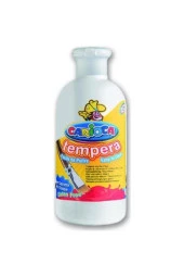 Tempera Süper Yıkanabilir Guaj - Sulu Boya Seti 6 Renk X 250 ml. + 4'lü Fırça Seti - 3