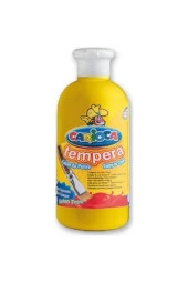 Tempera Süper Yıkanabilir Guaj - Sulu Boya Seti 6 Renk X 250 ml. + 4'lü Fırça Seti - 7