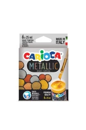 Tempera Boya (SÜPER YIKANABİLİR) Metalik 6x25gr - 2