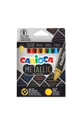 Jumbo Üçgen Mum Boya Kalemi Metalik 8’li - 2