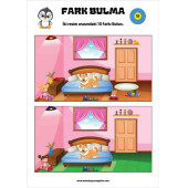 Çocuklara Fark Bulma Kitabı (TAM Sayfa) - 3