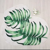 Diadora Yeşil Yapraklı İğneli Banyo Paspası - 1