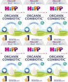 Hipp Organik Combiotic Bebek Sütü 600GR No:1 (0-6 Ay) (6 Lı Set) thumbnail 1