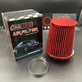 Performans Artırıcı Spor Açık Hava Filtresi 6.35cm Kırmızı Renk Detay Dar Stil - 1