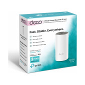 TP-Link Deco E4 (1-Pack), AC1200 Mbps, Dual-Band, 10/100Mbps Portları, 100 Cihaza Kadar Bağlanılabilirlik, Mobil Uygulama ile Kolay Kurulum, Wi-Fi 5 Mesh Sistemi - 3