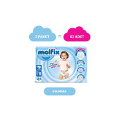 Molfix Bebek Bezi Ultra Fırsat Paketi X Large 6 No 124 Lü - 5