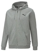 Puma ESS Small Logo FZ Hoodie TR 586704 Fermuarlı Erkek Kapüşonlu Sweatshirt - 10