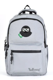 Elatae Unisex Ortopedik Çok Gözlü Günlük Seyahat Okul Sırt Çantası Gri 51696 thumbnail 1