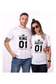 Tshirthane King Queen 01 Sevgili Kombinleri Tshirt Kombini - 1
