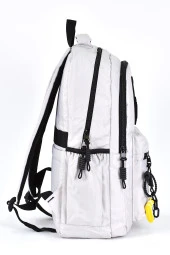 Elatae Unisex Ortopedik Çok Gözlü Günlük Seyahat Okul Sırt Çantası Beyaz 51691 thumbnail 3