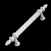 Polavit 96 Mm (SERT PLASTİK) Kulp Beyaz Çekmece Mobilya Mutfak Dolap Kulbu Kulpu Kulpları 5 Adet - 6
