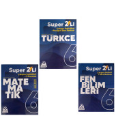 ÖRNEK AKADEMİ 6.SINIF SÜPER İKİLİ SETİ TÜRKÇE + MATEMATİK + FEN BİLİMLERİ - 1