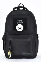 Elatae Unisex Ortopedik Çok Gözlü Günlük Seyahat Okul Sırt Çantası Siyah 51691 thumbnail 1