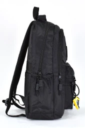 Elatae Unisex Ortopedik Çok Gözlü Günlük Seyahat Okul Sırt Çantası Siyah 51691 thumbnail 3