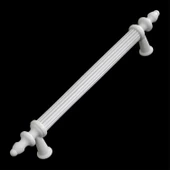 Polavit 160 mm Kulp Sert Plastik Beyaz Çekmece Mobilya Mutfak Dolap Kulbu Kulpu Kulpları 5 ADET - 6