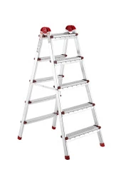 Merdiven Ev Tipi Profil 5+5 Çift Çıkışlı 5 Basamaklı Katlanır - 1