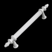 Polavit 128 mm Kulp Sert Plastik Beyaz Çekmece Mobilya Mutfak Dolap Kulbu Kulpu Kulpları 10 ADET thumbnail 6