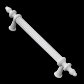 Polavit 128 mm Kulp Sert Plastik Beyaz Çekmece Mobilya Mutfak Dolap Kulbu Kulpu Kulpları 10 ADET thumbnail 7