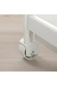 Tekerlekli Raf Ünitesi 4 Katlı Mutfak Rafı Banyo Rafı Banyo Düzenleyici Dar Alan Organizer - 7