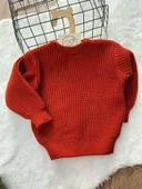 Unisex Bebek Çocuk Bisiklet Yaka Esnek Triko Kazak - Gogo Bici Triko Kazak (wntOyCSKfCLUc) - 6