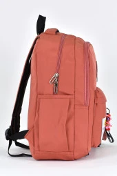 Elatae Kız Çocuk Genç Çok Gözlü Günlük Seyahat Okul Sırt Çantası Gül Kurusu 51705 thumbnail 3