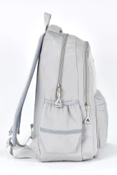 Elatae Unisex Ortopedik Çok Gözlü Günlük Seyahat Okul Sırt Çantası Gri 51709 thumbnail 3