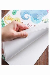 Resim Defteri 15 Yaprak 25x35 cm 6 Adet Spiralli Orta Boy Resim Defteri Karton Kapak 110 gr Öğrenci Okul - 4