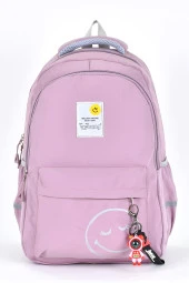 Elatae Unisex Ortopedik Çok Gözlü Günlük Seyahat Okul Sırt Çantası Lila 51709 thumbnail 1