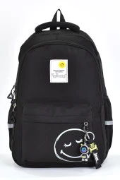 Elatae Unisex Ortopedik Çok Gözlü Günlük Seyahat Okul Sırt Çantası Siyah 51709 thumbnail 1