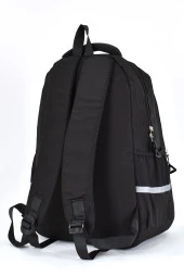 Elatae Unisex Ortopedik Çok Gözlü Günlük Seyahat Okul Sırt Çantası Siyah 51709 thumbnail 5