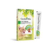 Garden Mix Kedi Kreması Kuzu+Kedi Otu 15 Gr x 5Adet Kedi Ödül Maması - 1