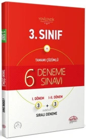 3. Sınıf 6 Deneme Sınavı Editör Yayınları - 1