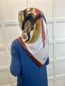 Quare Fırça Desen Kristal Eşarp 01066  TARÇIN - 2