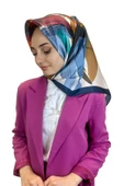 Quare Fırça Desen Kristal Eşarp 01066  KREM - 1