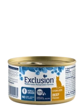 Exclusion Kısırlaştırılmış Kedi Konservesi Biftekli - 1