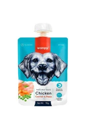 Wanpy Taze Tavuklu Havuçlu Köpek Et Ezmesi 90 Gr - 1