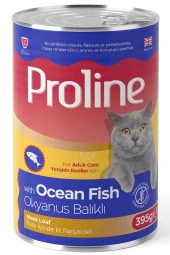 Proline Pate İçinde Et Parçacıklı Okyanus Balıklı Yetişkin Kedi Konservesi 395gr - 1