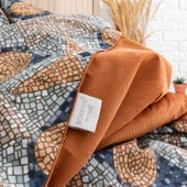 Schafer Home Premium Comfort Çift Kişilik Nevresim Takımı 6 Parça-Kiremit - 6