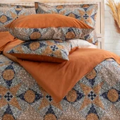 Schafer Home Premium Comfort Çift Kişilik Nevresim Takımı 6 Parça-Kiremit - 4