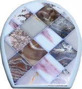 Knitex Desenli Klozet Kapağı 2666 - 1