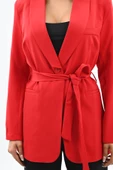 Kadın Kuşaklı Blazer Ceket 9004-1-24 - 6