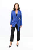 Kadın Kuşaklı Blazer Ceket 9004-1-24 - 8