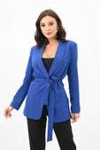 Kadın Kuşaklı Blazer Ceket 9004-1-24 - 7