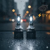 Space 12V Çift Renk Sarı Beyaz H8 Led Far Ampulü thumbnail 1